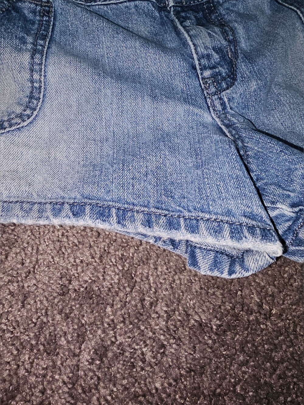 Y2K Hint Jeans Low Rise Denim Shorts Sz 13 - Picture 4 of 15